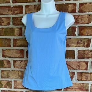 Judy P Chic stretchy Light Blue Women's Tank Top. XSmall